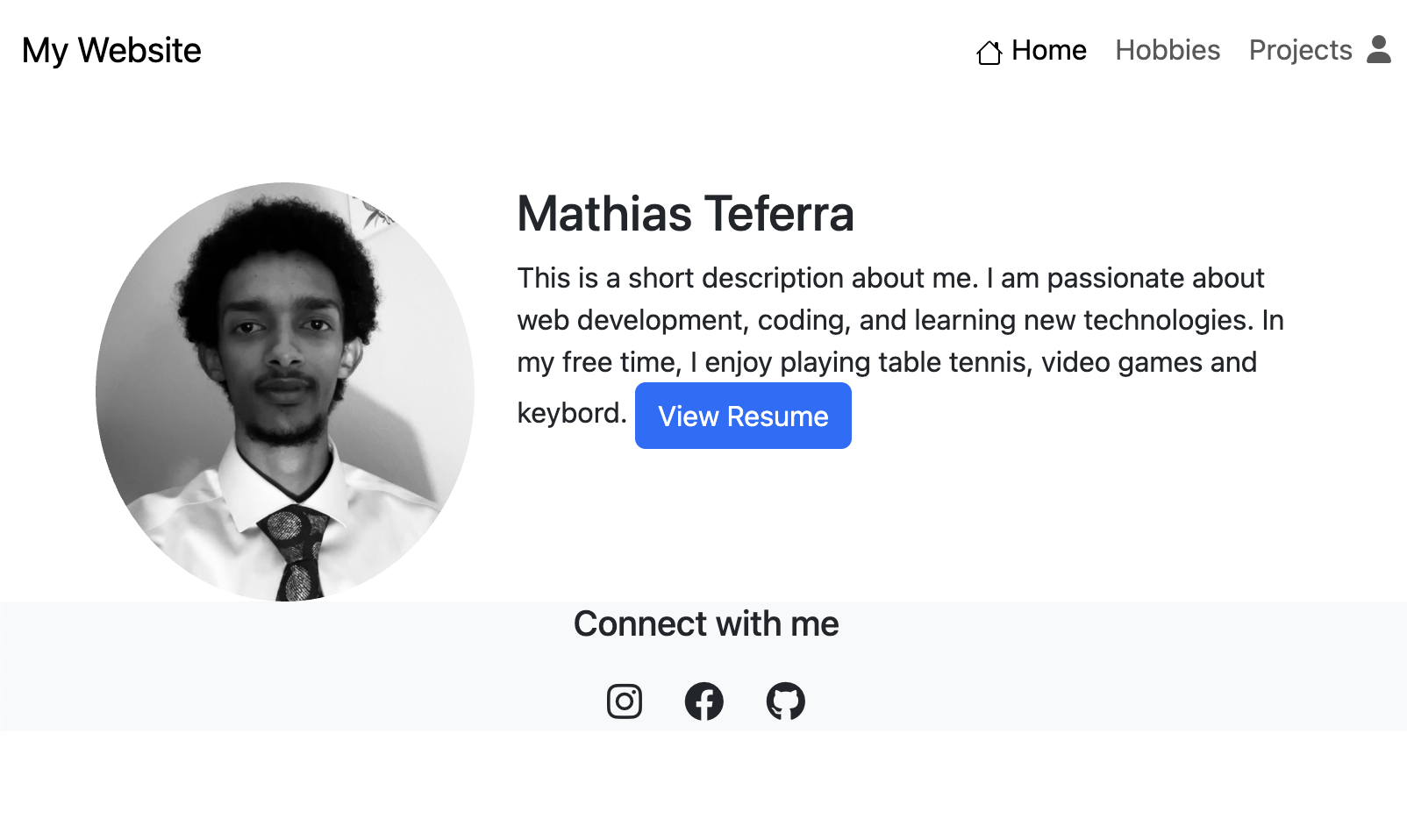 Portfolio Website